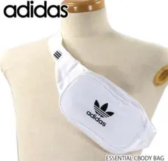 adidas ESSENTIAL BODY BAG ホワイト