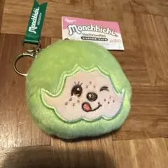 モンチッチ フェイスぬいぐるみ カラフルバージョン カプセルトイ　グリーン