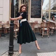 eimy ロングニットワンピース　ドレス　北新地