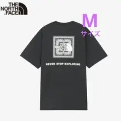 バンダナスクエアロゴTシャツ NT32446 K