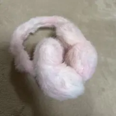 ディズニー　ピンクファー耳あて・イヤーマフ　ミッキー