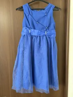 子供用　青 ドレス 140 発表会