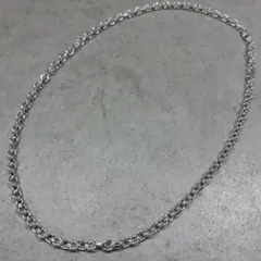 ヴィンテージ イタリア製 シルバー 925 チェーン シンプル ネックレス
