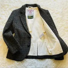 ジャーナルスタンダード×ハリスツイード ウールジャケット M 元ジュディマリ YUKI愛用】Y2K ハリスツイード使用 HARRIS TWEED