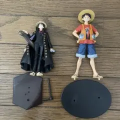 箱無し開封品　ワンピース　ルフィ　フィギュア2点セット