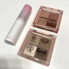 【値下】ロムアンド　アイシャドウ　メルティングバーム　3点セット