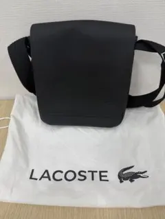 LACOSTE ショルダーバッグ ブラック