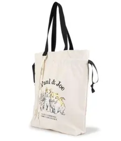 PAUL & JOE ACCESSOIRESキャンバス巾着トートバッグバッグ
