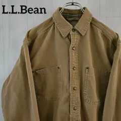 エルエルビーン☆カバーオール ジャケット 裏チェック L相当 茶色系 0100のサムネイル