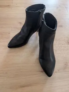 即発送★☆クラークス Clarks 本革ショートブーツ　黒22