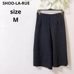 ♡SHOO-LA-RUE♡ストライプ ガウチョパンツ ワイドパンツ クロップド