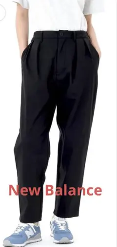 New Balance ニューバランス　ツイルテーパードパンツ
