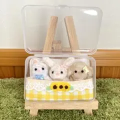 おでかけケース　お布団付き　持ち運び　収納　推し活　赤ちゃん　5cmぬいグッズ