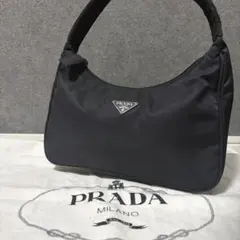 PRADA プラダ ハンドバッグ ワンショルダーバッグ　三角ロゴ　ブラック　黒