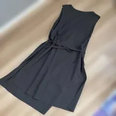 Own GArment productsのロングタブリエワンピース　スミクロ