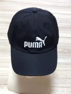 PUMA キャップ ブラック 刺繍ロゴ