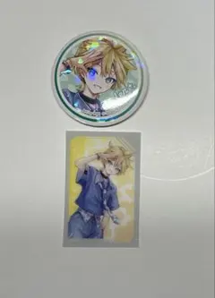プロセカ　ローソン　缶バッジ　クリアシート　鏡音レン
