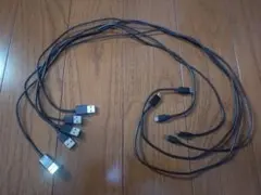 USBケーブル 5本セット 【Type-A ⇔ Type-B】