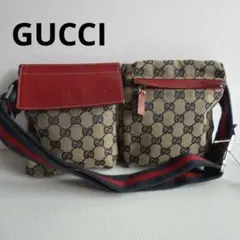 GUCCI ボディバッグ・ウエストポーチ GGパターン - メルカリ