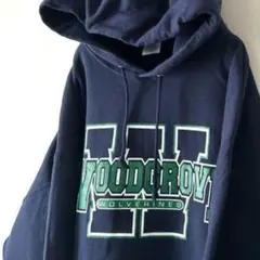 ジャージーズ WOODGROVE スウェット パーカー XL ネイビー 古着