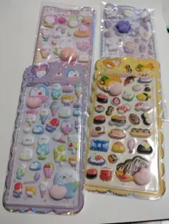 ぷくぷくハート&肉球　3Dシール