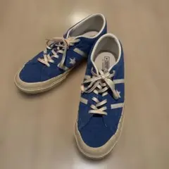 ク*ド様 コンバース 青 スエード スニーカー