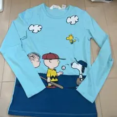 未使用　130ー140cm H＆M スヌーピー ロンTのサムネイル