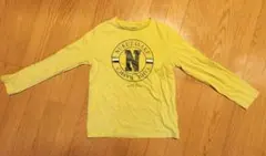 NUKUTAVAKE キッズ 長袖カットソー 黄緑色