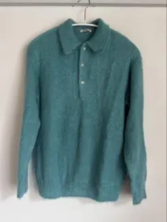 賀*来様 BRUSHED SUPER KID MOHAIR KNIT POLO - メルカリ