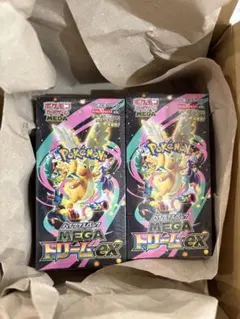 シュリンク付きポケモンカードMEGA ハイクラスパック　ドリーム ex　2BOX