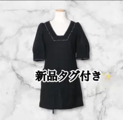【新品タグ付✨即日発送】BabyJaneCacharel／7分袖ワンピース／Sのサムネイル
