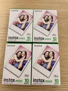 FUJIFILM instax mini フィルム 10sheets×4