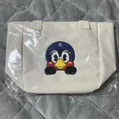 東京ヤクルトスワローズ つば九郎 さがら刺繍バッグ (非売品) - メルカリ