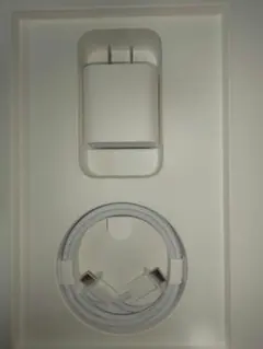 Apple純正　USB-C編み込み60W急速充電ケーブルと20W充電器セット