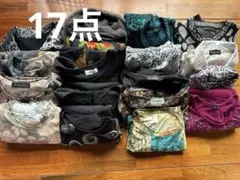 婦人服 ミセス シニア 7分袖 ニット 春 秋服 まとめ売り 17点