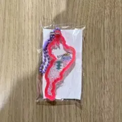 琵琶湖キーホルダー　マキノ追坂峠(メタセコイヤ・花火)　ピンク