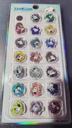 スヌーピー グリッターシールセット