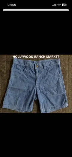 HOLLYWOOD RANCH MARKET コーデュロイ ショートパンツのサムネイル