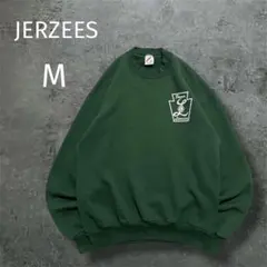 90s USA製 JERZEES スウェット クラックプリント ヴィンテージ