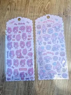 マイメロディ フェルトシール 2枚セット♪