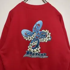 PIKO ピコ　スウェット　トレーナー　サイズM デカロゴ　サーファー　古着
