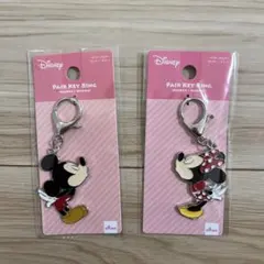 ミッキー・ミニーペアキーホルダー