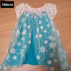 アナと雪の女王　エルサ　チュール　レース　ワンピース　コスチューム