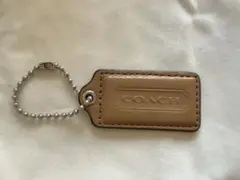 COACH コーチ レザー バッグチャーム キーホルダー ブラウン