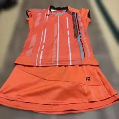 YONEX テニス ウェア 上下セット オレンジ Lサイズのサムネイル