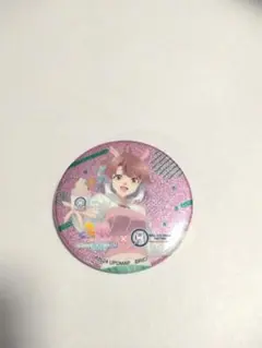 ウマ娘 ロールアイスクリームファクトリー グリッター缶バッジ ダンツフレーム
