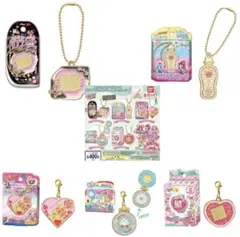 プリキュア変身ダイキャストチャーム＆パッケージ4 ☆5種セットAタイプ　ガチャ@