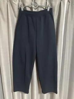 ユニクロC スウェットワイドパンツ　ネイビー　Mサイズ　丈長め