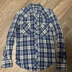 値下げしました　BLUE BLUE 青×白 チェック柄