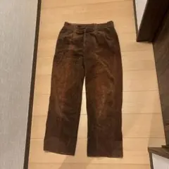 Burberry コーデュロイパンツ ブラウン　日焼けフェード◎ ツータック